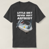 Trendy Graphic Shark Bath Little trort nie verletz T-Shirt (Design vorne)