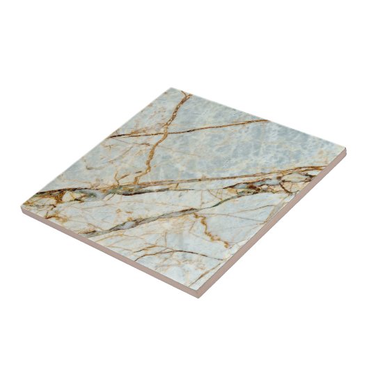 Trendy Gray Brown Marble Stone - Einzigartig Fliese (Seite)