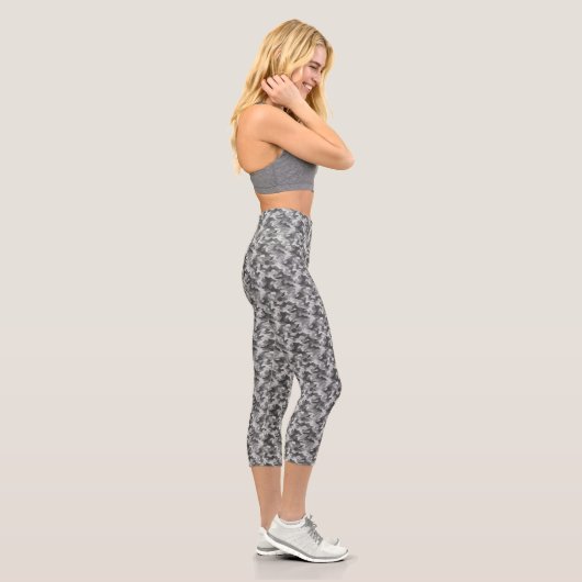 Trendy Gray Camouflage Capris (Rechts)