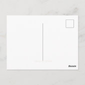 Trendy Gray Gratulation Abschluss Ankündigung Postkarte (Rückseite)