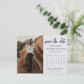 Trendy Gray Moderne und Minimalistische Hochzeit Ankündigungspostkarte (Stehend Vorderseite)