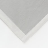 Trendy Gray Monochrome Family Fotolage Fleecedecke (Ecke)