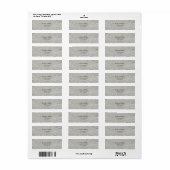 Trendy Gray Wall Schlicht Elegant Legible (Vorne)