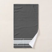 Trendy Gray Z Badhandtuch Set (Handtuch)