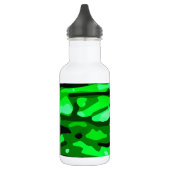 Trendy Green Camouflage Pattern Edelstahlflasche (Links)