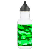Trendy Green Camouflage Pattern Edelstahlflasche (Rechts)