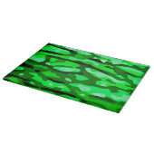 Trendy Green Camouflage Pattern Schneidebrett (Ecke)