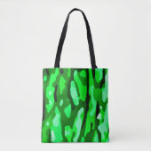 Trendy Green Camouflage Pattern Tasche (Vorderseite)