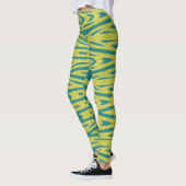 Trendy green color pattern "Ratti_Creative_Arts" Leggings (Links)