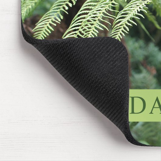 Trendy Green Fern Mouse Mat Mousepad (Ecke)