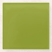 Trendy Green Glasuntersetzer (Vorderseite)
