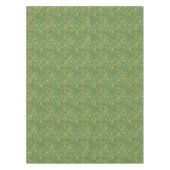 Trendy Green Gold Leaf Herbstmuster Tischdecke (Vorderseite)