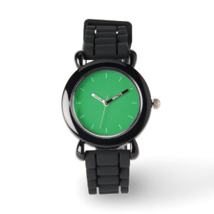 Trendy Green Grainy Background Armbanduhr