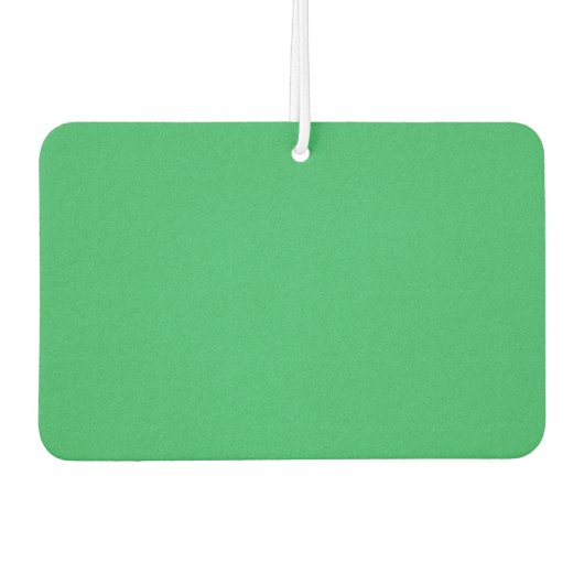 Trendy Green Grainy Background Autolufterfrischer (Vorderseite)