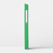 Trendy Green Grainy Background Case-Mate iPhone Hülle (Rückseite / Links)