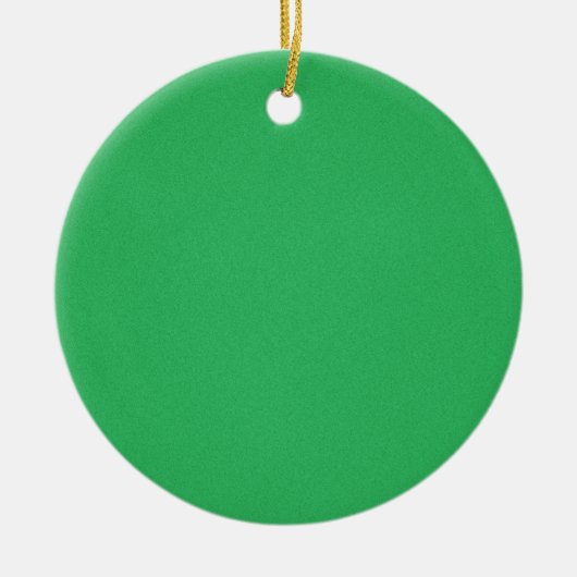 Trendy Green Grainy Background Keramikornament (Vorne)
