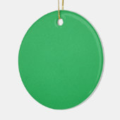 Trendy Green Grainy Background Keramikornament (Links)