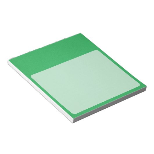 Trendy Green Grainy Background Notizblock (angewinkelt)