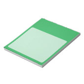 Trendy Green Grainy Background Notizblock (Rotiert)