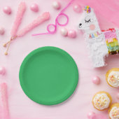 Trendy Green Grainy Background Pappteller (Party)