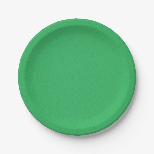 Trendy Green Grainy Background Pappteller (Vorderseite)