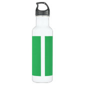 Trendy Green Grainy Background Trinkflasche (Rückseite)