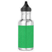 Trendy Green Grainy Background Trinkflasche (Rechts)