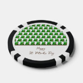Trendy Green Hats Pattern St. Patrick's Day Pokerchips (Einzeln)
