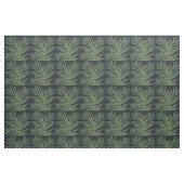 Trendy Green Palm Blätter Gold Strikes Gray Design Stoff (Fat Quarter (45,7 x 55,9 cm))