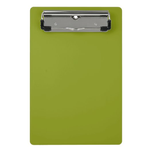 Trendy Green (solide Farbe) Mini Klemmbrett (Vorderseite)
