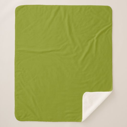 Trendy Green (solide Farbe) Sherpadecke (Vorderseite)