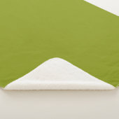 Trendy Green (solide Farbe) Sherpadecke (3/4)