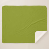Trendy Green (solide Farbe) Sherpadecke (Vorderseite (Horizontal))