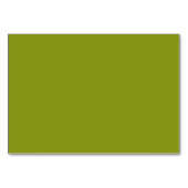 Trendy Green (solide Farbe) Tischnummer (Rückseite)
