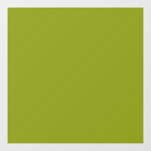 Trendy Green (Vollfarbe) Fensteraufkleber (Blatt)