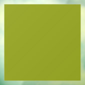 Trendy Green (Vollfarbe) Fensteraufkleber (Blatt 3)
