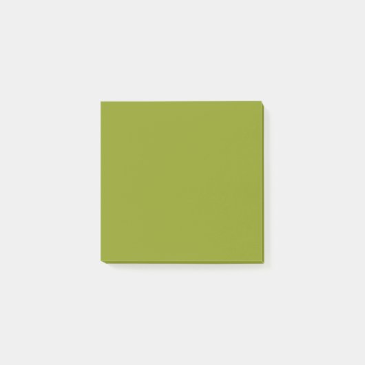 Trendy Green (Vollfarbe) Post-it Klebezettel (Vorderseite)
