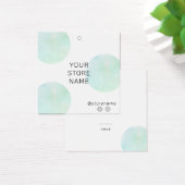 Trendy Green Watercolor Square Boutique Preis (Schreibtisch)