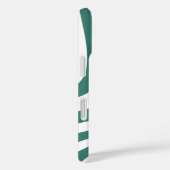 Trendy Green Wavy Line Case for iPhone 16 & iPad  (Rückseite / Rechts)