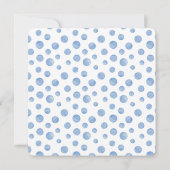 Trendy Greenery Jungle Safari Animals Baby Shower Einladung (Rückseite)