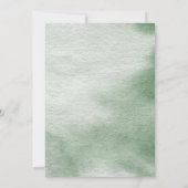 Trendy Greenery Wreath Brunch & Bubbly Einladung (Rückseite)