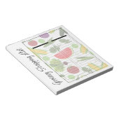 Trendy Grocery Shopping List Notepad Neu Notizblock (angewinkelt)