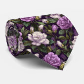 Trendy Groomsmen Gift Gardenias Flower Krawatte (Gerollt)