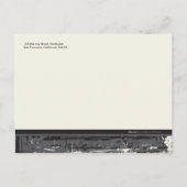 Trendy Grunge Abschluss Ankündigung (Schiefer) (Rückseite)