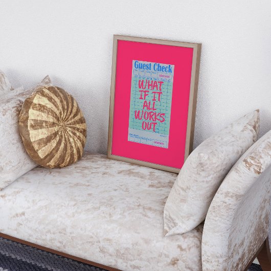 Trendy Guest Karo Wall Art Poster