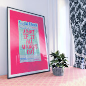 Trendy Guest Karo Wall Art Poster
