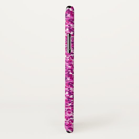 Trendy, gürmisch, rosa bedruckter Glitzer personal Case-Mate iPhone Hülle (Hinten/Rechts)