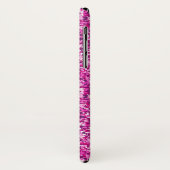 Trendy, gürmisch, rosa bedruckter Glitzer personal Case-Mate iPhone Hülle (Hinten/Links)