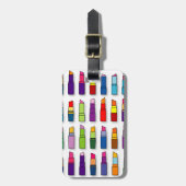 Trendy, gürtelige Lippenform Gepäckanhänger (Vorderseite vertikal)