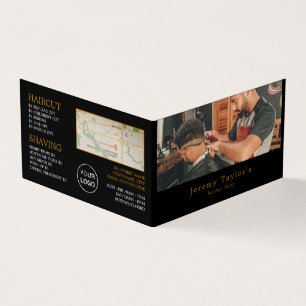 Trendy Hair Cut, Men's Barbers, Loyalty Card, Visitenkarten